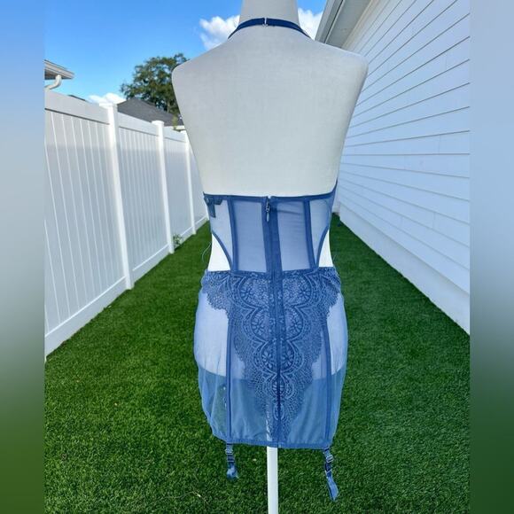 Victoria's Secret Very Sexy Mesh & Lace Garter Slip 36C - Picture 4 of 5